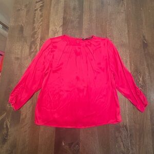 Zara Vibrant Red Blouse